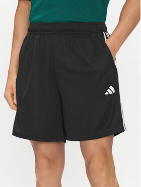 adidas adidas Спортни шорти Train Essentials Piqué 3-Stripes Training Shorts IB8111 Черен Regular Fit