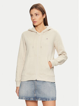 Tommy Jeans Tommy Jeans Pulóver Flag DW0DW19729 Bézs Regular Fit