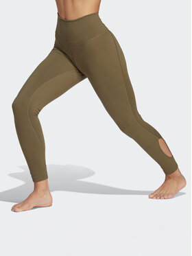 adidas adidas Клин Yoga Studio Wrapped 7/8 Leggings IB4595 Зелен