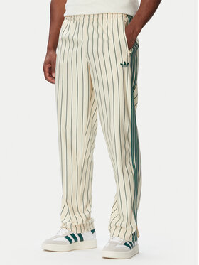 adidas adidas Спортивні штани Firebird Pinstripes KT4300 Кремовий Regular Fit