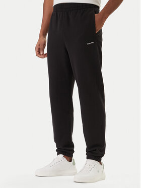 Calvin Klein Calvin Klein Teplákové nohavice Nano Standard Logo LV04LF247G Čierna Regular Fit