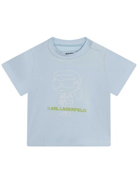 KARL LAGERFELD KARL LAGERFELD T-Shirt Z95050/778 Niebieski Regular Fit