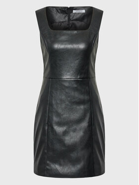 Glamorous Glamorous Сукня зі штучної шкіри TM0685 Чорний Regular Fit