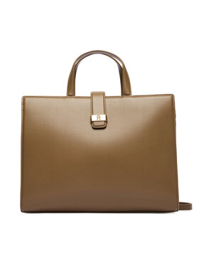 Tommy Hilfiger Tommy Hilfiger Borsetta Th Heritage Satchel AW0AW18287 Marrone