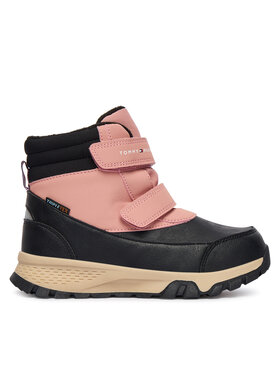 Tommy Hilfiger Tommy Hilfiger Апрески Velcro Bootie T1A5-34048-1592 S Черен