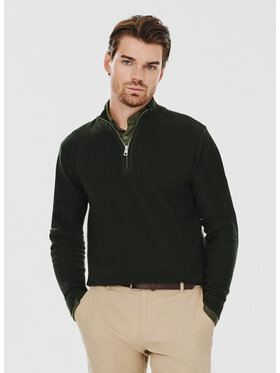 Pako Lorente Pako Lorente Sweter P24WF-2X-027 Zielony Classic Fit
