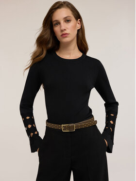 Motivi Motivi Maglione M379W003463N033 Nero Regular Fit