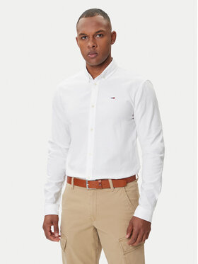 Tommy Jeans Tommy Jeans Košulja Oxford DM0DM09594 Bijela Slim Fit