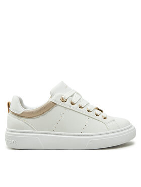 Tommy Hilfiger Tommy Hilfiger Sportcipők Low Cut Lace-Up Sneaker T3A9-33743-1355 S Fehér