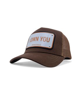 John Hatter & Co John Hatter & Co Zestaw czapka, szalik i rękawiczki I own You Brązowy