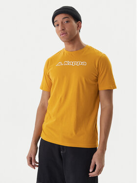 Kappa Kappa T-Shirt Feddu 311H7HW Żółty Regular Fit