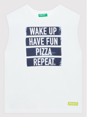 United Colors Of Benetton United Colors Of Benetton Топ 3096CH009 Білий Regular Fit
