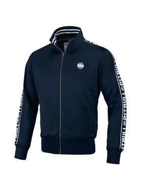 PITBULL PITBULL Bluza rozpinana Oldschool Tape Logo L Granatowy Regular Fit