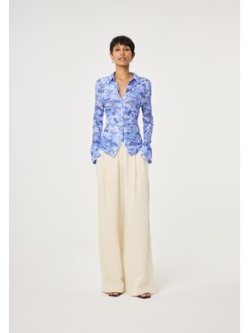 Fabienne Chapot Fabienne Chapot Bluzka 6232-1790-173 Niebieski jasny Slim Fit