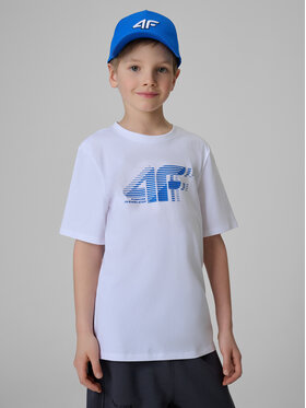 4F 4F T-Shirt PLAY SEASON Biały Regular Fit
