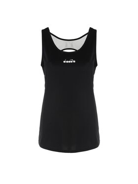 Diadora Diadora T-Shirt L. CORE TANK Czarny Regular Fit