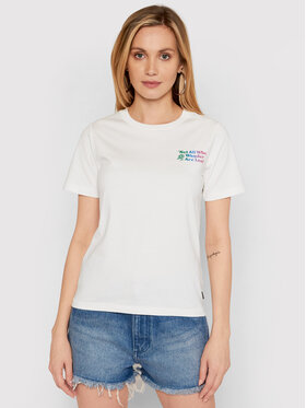 Converse Converse T-Shirt Exploration Team 10022260-A02 Biały Standard Fit