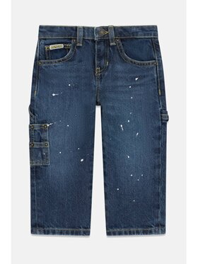 Guess Kids Guess Kids Kalhoty z materiálu 183591 Modrá Regular Fit