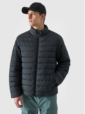 4F 4F Kurtka puchowa BASIC+ Czarny Regular Fit