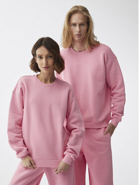 Americanos Americanos Μπλούζα Unisex Portland Crewneck Ροζ Relaxed Fit