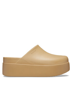 Crocs Crocs Klapki Dylan Platform Clog 209870 Brązowy