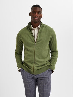 Selected Homme Selected Homme Kardiganas Berg 16074688 Žalia Slim Fit