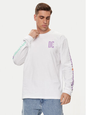 DC DC Longsleeve Sportster Hls ADYZT05371 Weiß Regular Fit