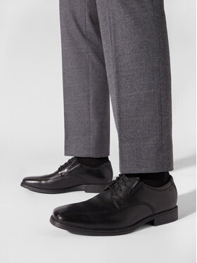Clarks Clarks Nizki čevlji Tilden Walk 261103107 Črna