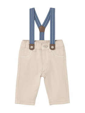 Mayoral Mayoral Pantaloni di tessuto 2576 Écru Regular Fit
