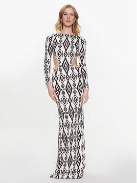 Elisabetta Franchi Elisabetta Franchi Официална рокля AB-434-32E2-V800 Бял Regular Fit