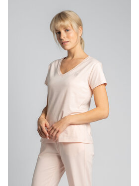 LaLupa LaLupa T-Shirt LA014 Różowy Comfortable Fit