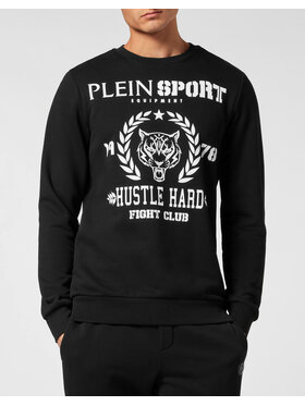 Plein Sport Plein Sport Longsleeve 13083 Czarny Regular Fit
