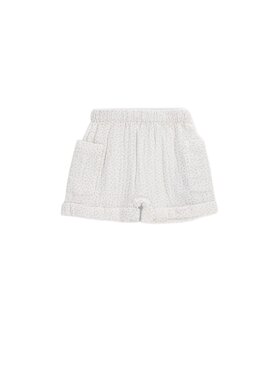 Coccodrillo Coccodrillo Szorty materiałowe WC6119502SUN-003 Kremowy Regular Fit