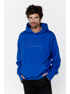 Pilawski Pilawski Bluza BLUZA NIEBIESKA MĘSKA Niebieski Oversize
