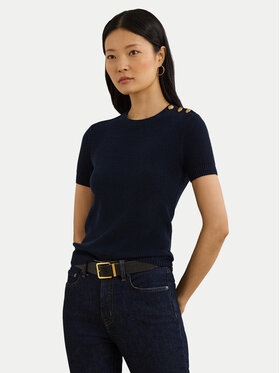 LAUREN RALPH LAUREN LAUREN RALPH LAUREN Sweter 200957474001 Granatowy Regular Fit