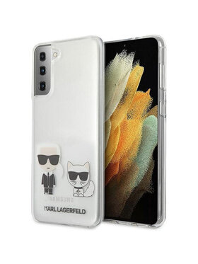 KARL LAGERFELD KARL LAGERFELD Etui na telefon Karl & Choupette Przezroczysty