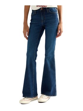 Wrangler Wrangler Jeansy 112386733 Granatowy Bootcut Fit