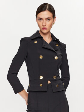 Elisabetta Franchi Elisabetta Franchi Sakoi GI-066-36E2-V580 Crna Slim Fit