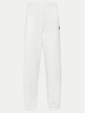 Tommy Jeans Tommy Jeans Sportinės kelnės Badge DW0DW20679 Écru Regular Fit
