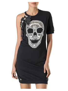PHILIPP PLEIN PHILIPP PLEIN Vestito da giorno 30865 Nero Relaxed Fit