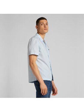 Lee Lee Camicia SS RESORT SHIRT Blu Regular Fit