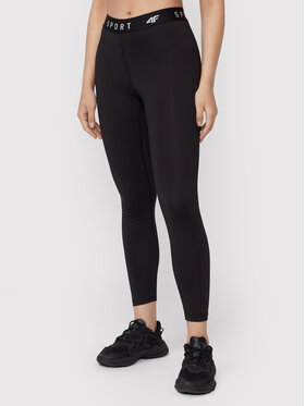 4F 4F Legginsy H4Z22-SPDF351 Czarny Slim Fit