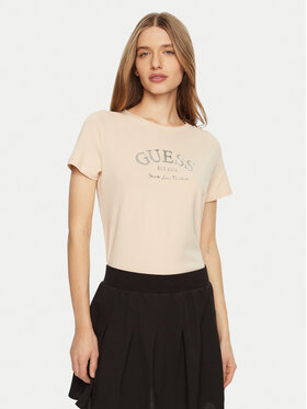 Guess Guess Póló V5RI16 J1314 Bézs Regular Fit