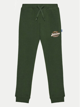 Jack&Jones Junior Jack&Jones Junior Donji dio trenerke Logo 12258851 Zelena Slim Fit