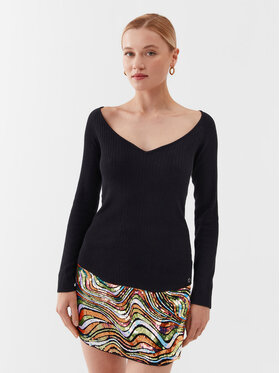 Guess Guess Pulover W3YR25 Z37J2 Negru Regular Fit