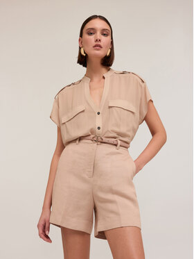 Motivi Motivi Koszula 5223Q000788N002 Écru Regular Fit