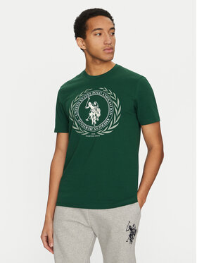 U.S. Polo Assn. U.S. Polo Assn. T-Shirt MUP3641 Zielony Regular Fit