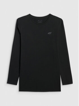 4F 4F Longsleeve NOS Czarny Slim Fit