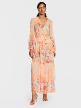 TWINSET TWINSET Φόρεμα καλοκαιρινό 231TP2738 Πορτοκαλί Regular Fit
