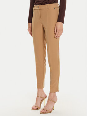 Maryley Maryley Штани з тканини 24IB52Z/M19/43ER Коричневий Regular Fit